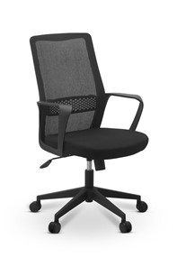 Кресло в офис Space, сетка YM/ткань Luna / черная/черная в Перми