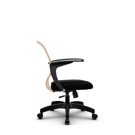 Компьютерное кресло SU-M-4/подл.160/осн.001, Бежевый/Черный в Перми - изображение 1
