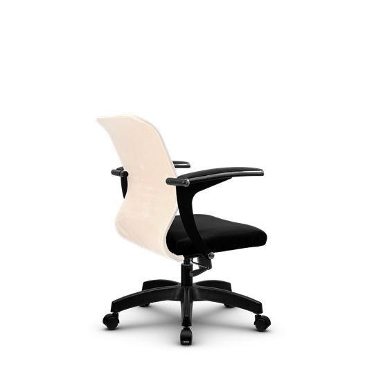 Компьютерное кресло SU-M-4/подл.160/осн.001, Бежевый/Черный в Перми - изображение 2