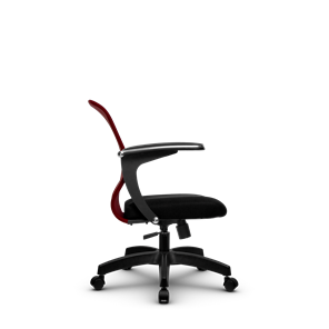 Компьютерное кресло SU-M-4/подл.160/осн.001, Бордовый/Черный в Перми - предосмотр 1