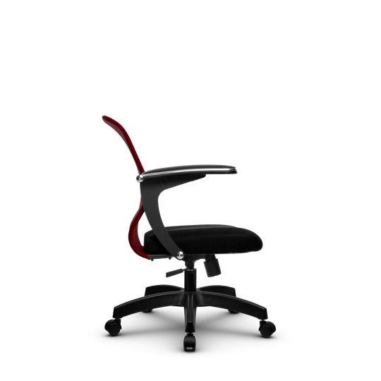 Компьютерное кресло SU-M-4/подл.160/осн.001, Бордовый/Черный в Перми - изображение 1