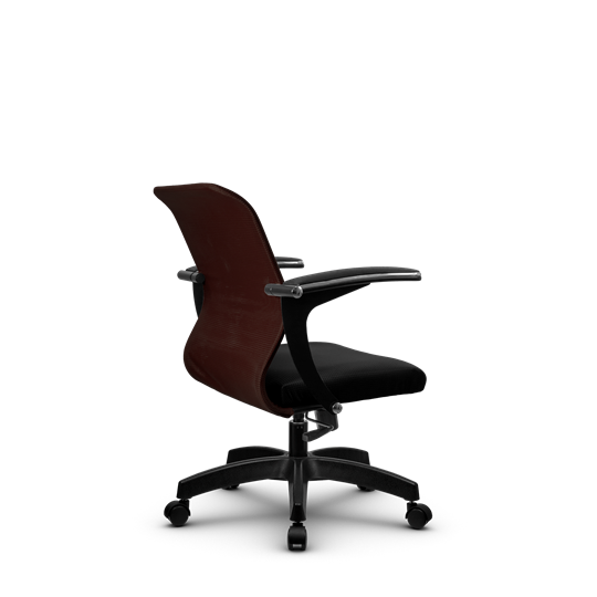Компьютерное кресло SU-M-4/подл.160/осн.001, Коричневый/Черный в Перми - изображение 2