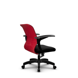 Кресло офисное SU-M-4/подл.160/осн.001, Красный/Черный в Перми - предосмотр 2