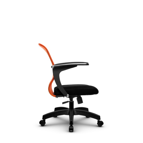 Кресло SU-M-4/подл.160/осн.001, Оранжевый/Черный в Перми - изображение 1