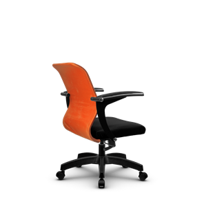 Кресло SU-M-4/подл.160/осн.001, Оранжевый/Черный в Перми - предосмотр 2