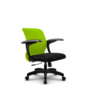 Кресло офисное SU-M-4/подл.160/осн.001, Зеленый/Черный в Перми - предосмотр