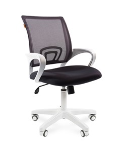 Компьютерное кресло CHAIRMAN 696 white, tw12-tw04 серый в Чайковском