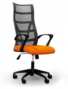 Кресло ДамОфис 5600, оранж/черное в Соликамске