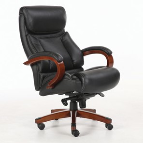 Офисное кресло Brabix Premium Infinity EX-707 (дерево, натуральная кожа, черное) 531826 в Перми - предосмотр