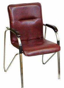 Офисный стул Samba Chrome коричневый в Перми