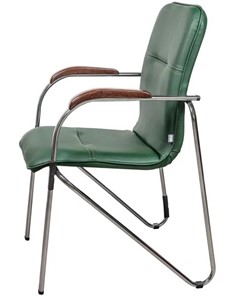 Офисный стул Samba Chrome темнно-зеленый в Перми