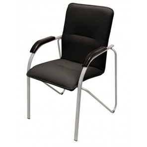 Офисный стул Самба СРП-036 бриллиант черный/венге в Перми - предосмотр