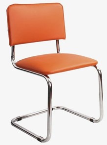 Офисный стул Sylwia chrome оранжевый в Перми