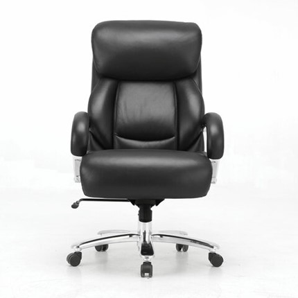 Кресло Brabix Premium Pride HD-100 (натуральная кожа, черное) в Перми - изображение