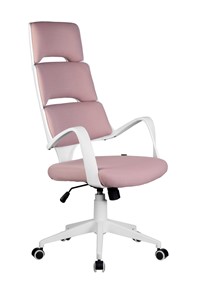 Кресло компьютерное Riva Chair SAKURA (Розовый/белый) в Перми