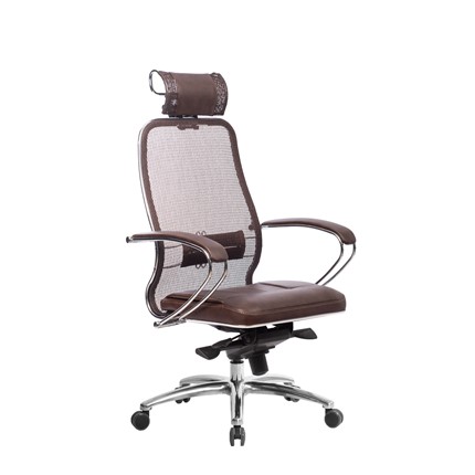 Офисное кресло Samurai SL-2.04, темно-коричневый в Перми - изображение