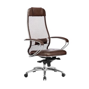 Офисное кресло Метта Samurai SL-1.04, темно-коричневый в Перми