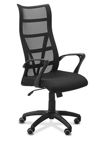 Офисное кресло ДамОфис 5600, черное в Березниках