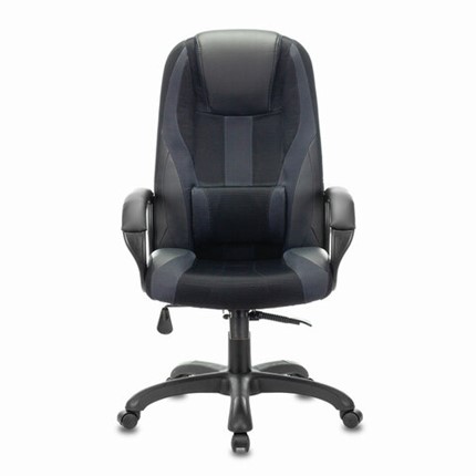 Компьютерное кресло Brabix Premium Rapid GM-102 (экокожа/ткань, черное/серое) 532105 в Перми - изображение
