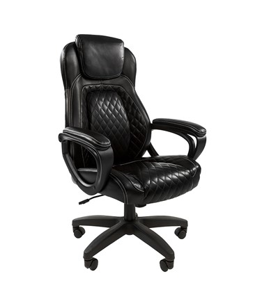 Компьютерное кресло CHAIRMAN 432, экокожа, цвет черный в Перми - изображение