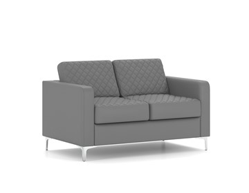 Прямой диван Актив двухместный, серый в Перми - предосмотр 1