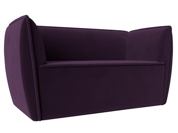 Офисный диван Бергамо 2-х местный, Фиолетовый (Велюр) в Перми