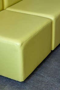 Офисный диван мягкий Юнона, экокожа премиум / черная CN1114 в Перми - предосмотр 9
