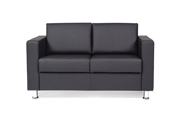 Прямой диван Симпл двухместный, экокожа в Перми - изображение