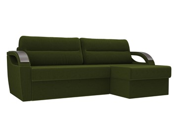 Угловой диван Форсайт, зеленый (микровельвет) в Перми