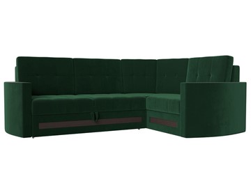 Угловой диван Белла, Зеленый (Велюр) в Перми