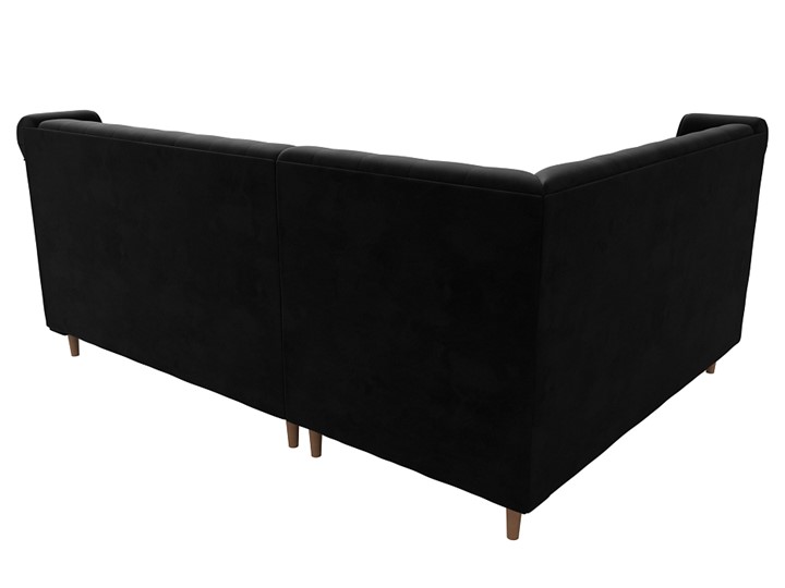 Угловой диван Бронкс, Черный (Велюр) в Перми - изображение 5