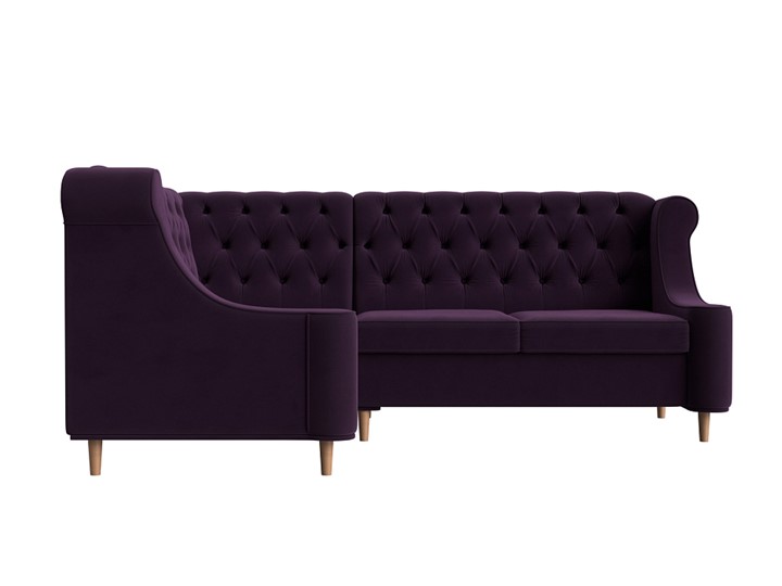 Угловой диван Бронкс, Фиолетовый (Велюр) в Перми - изображение 1