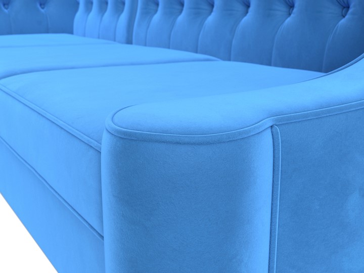 Угловой диван Бронкс, Голубой (Велюр) в Перми - изображение 3