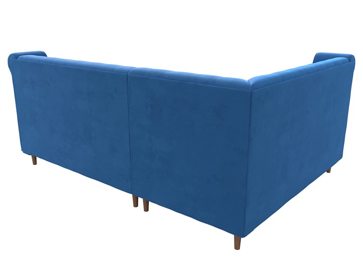 Угловой диван Бронкс, Голубой (Велюр) в Перми - изображение 5