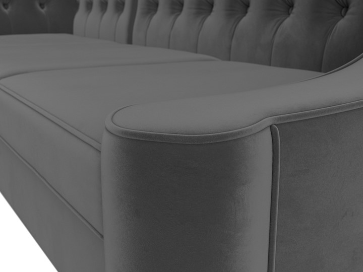 Угловой диван Бронкс, Серый (Велюр) в Перми - изображение 3