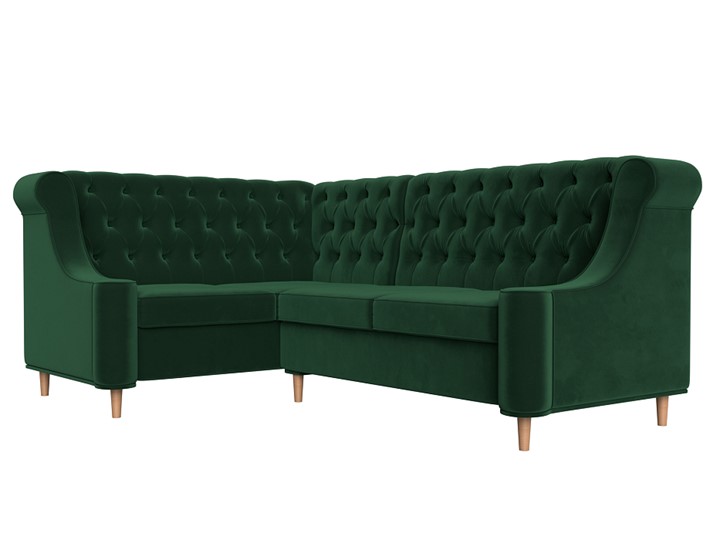 Угловой диван Бронкс, Зеленый (Велюр) в Кунгуре - изображение 2
