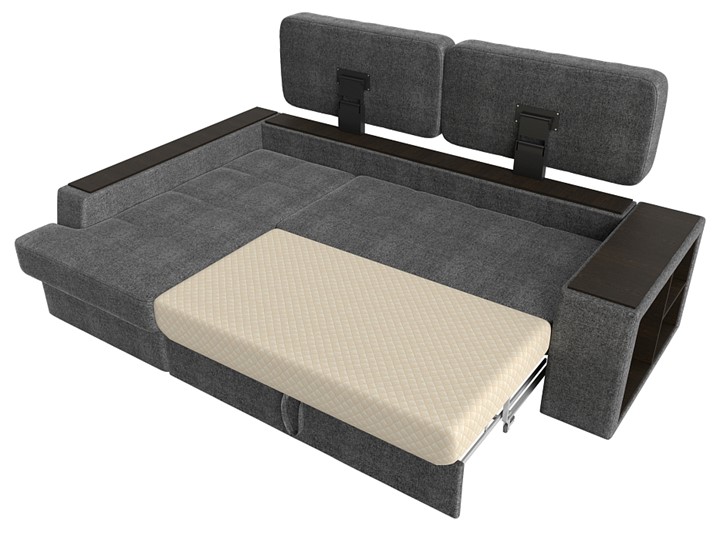 Угловой диван Брюссель, Серый/коричневый (рогожка) в Перми - изображение 5