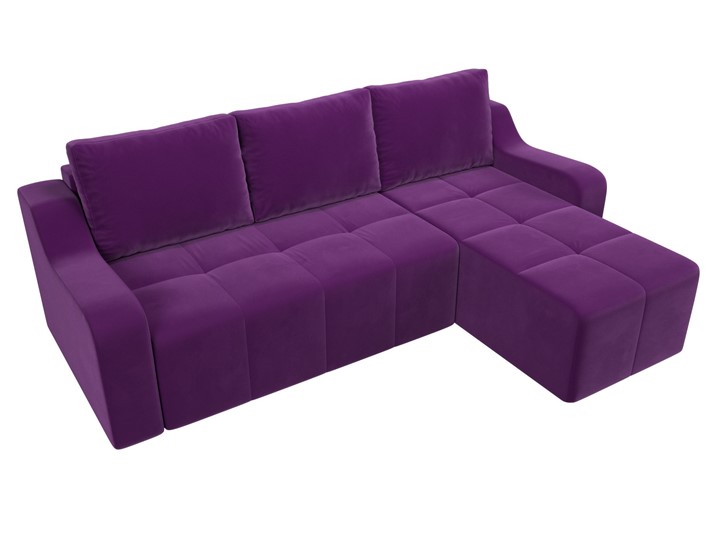 Угловой диван Элида, Фиолетовый (микровельвет) в Перми - изображение 5