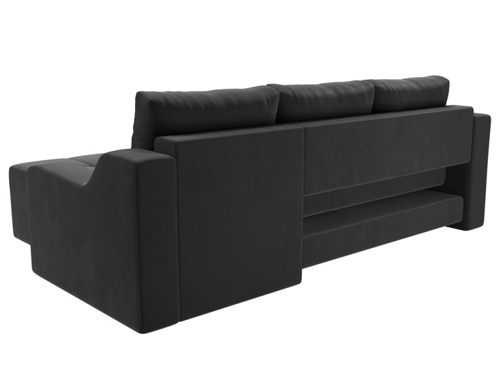 Угловой диван для гостиной Элида, Серый (велюр) в Перми - изображение 8