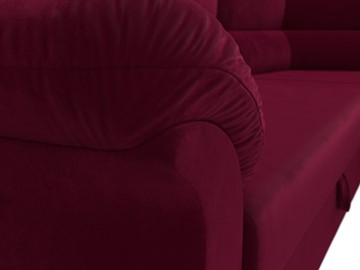 Угловой диван Карнелла, Бордовый (микровельвет) в Перми - предосмотр 4