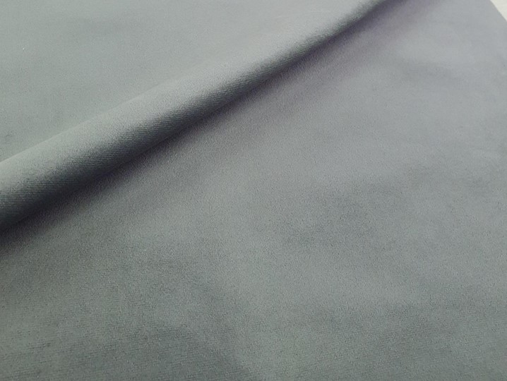 Большой угловой диван Карнелла, Серый/Черный (велюр/экокожа) в Перми - изображение 7