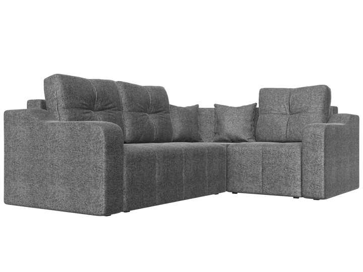 Угловой раскладной диван Кембридж, Серый (рогожка) в Перми - изображение 2