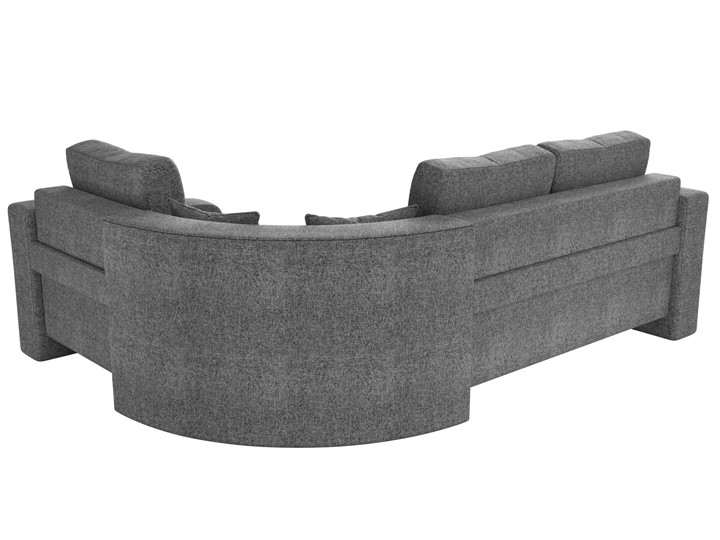 Угловой раскладной диван Кембридж, Серый (рогожка) в Перми - изображение 9