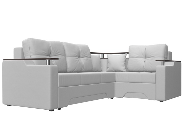 Угловой диван для гостиной Комфорт, Белый (экокожа) в Перми - изображение 2