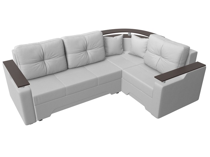 Угловой диван для гостиной Комфорт, Белый (экокожа) в Перми - изображение 3