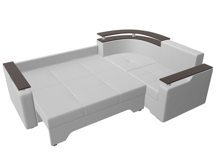 Угловой диван для гостиной Комфорт, Белый (экокожа) в Перми - изображение 6