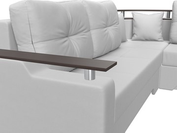 Угловой диван для гостиной Комфорт, Белый (экокожа) в Перми - предосмотр 8