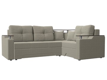 Угловой диван для гостиной Комфорт, Корфу 02 (рогожка) в Перми