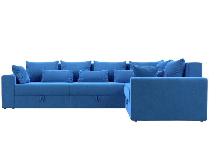 Угловой диван Майами long, Голубой (Велюр) в Перми - изображение 5