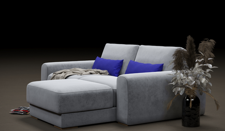 Угловой диван с оттоманкой Манхэттен 2400 в Перми - изображение 2